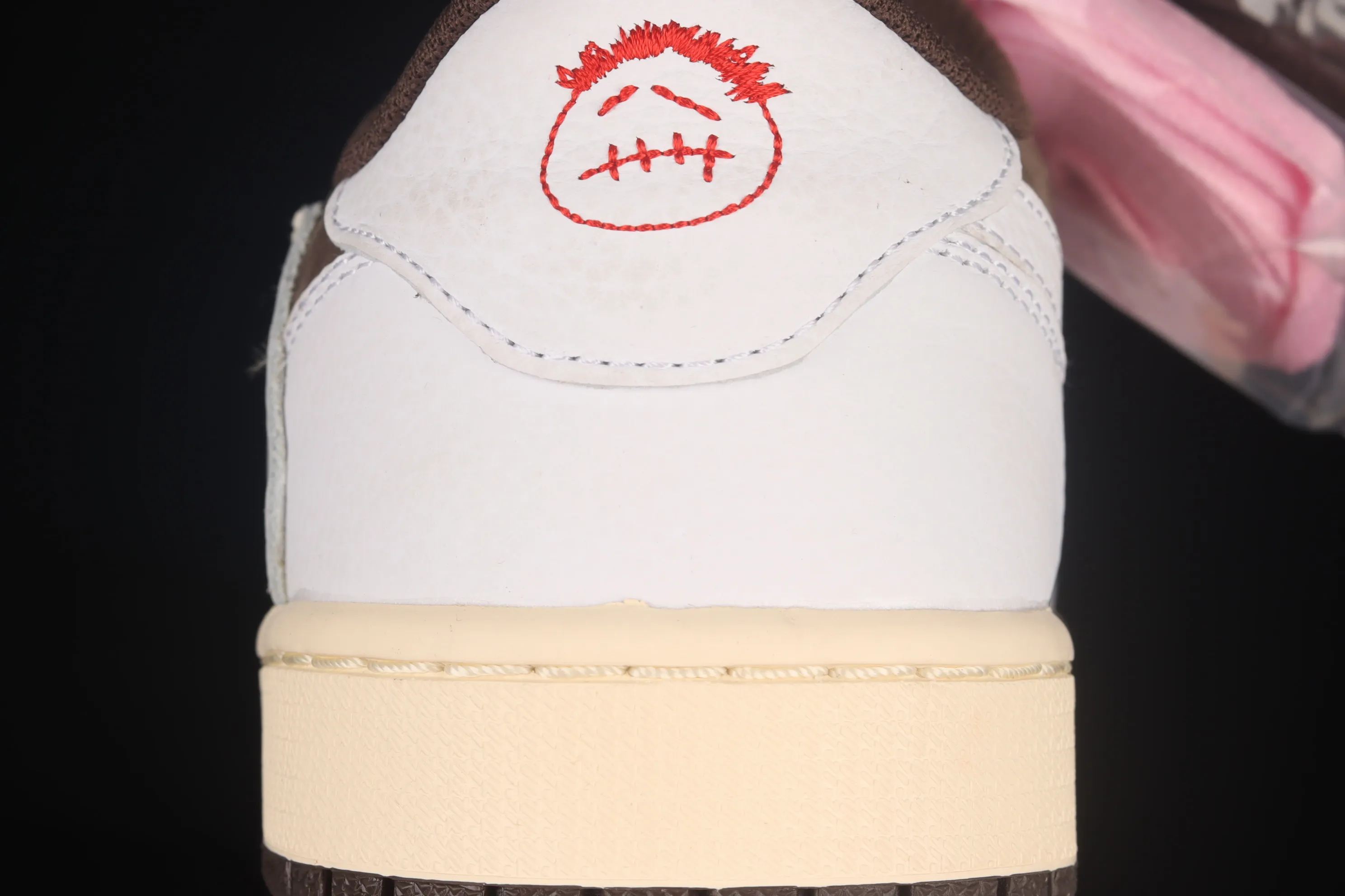 All Categories Air Jordan Jordan Series Basketball Shoes Air Jordan 1 Low Travis Scott x Air Jordan 1 Low OG AJ1 Joe 1 Overhook White Brown Suede Low-top Basketball Shoes DM2508-586